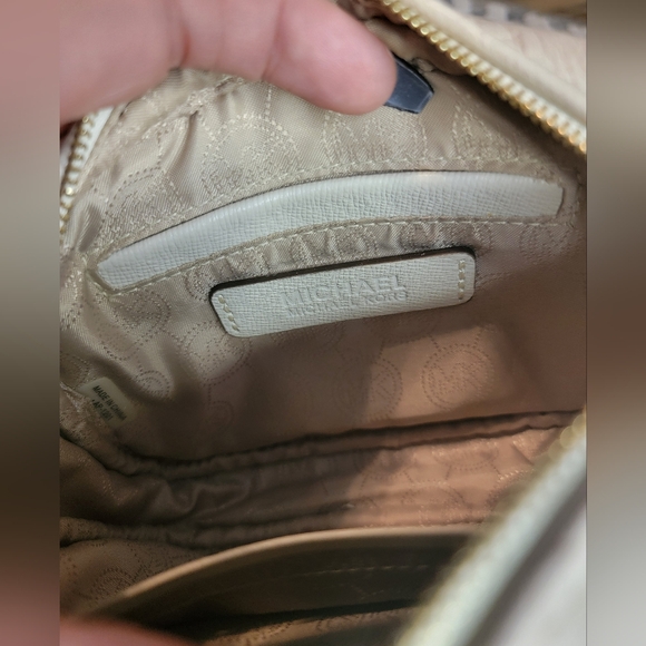 Michael Michael Kors Jet Set Mini Bag in Creamy Snakeskin Gold Accent - Picture 5 of 9